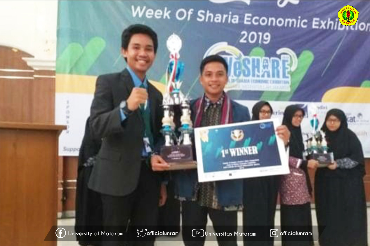 Ketua BEM Terpilih Periode 2020 Pimpin Tim Unram Raih Juara 1 Lomba Debat Ekonomi Islam Nasional