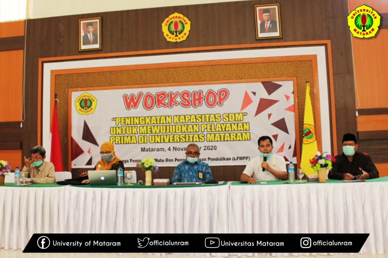 LPMPP Unram Gelar Workshop Peningkatan SDM Tenaga Kependidikan