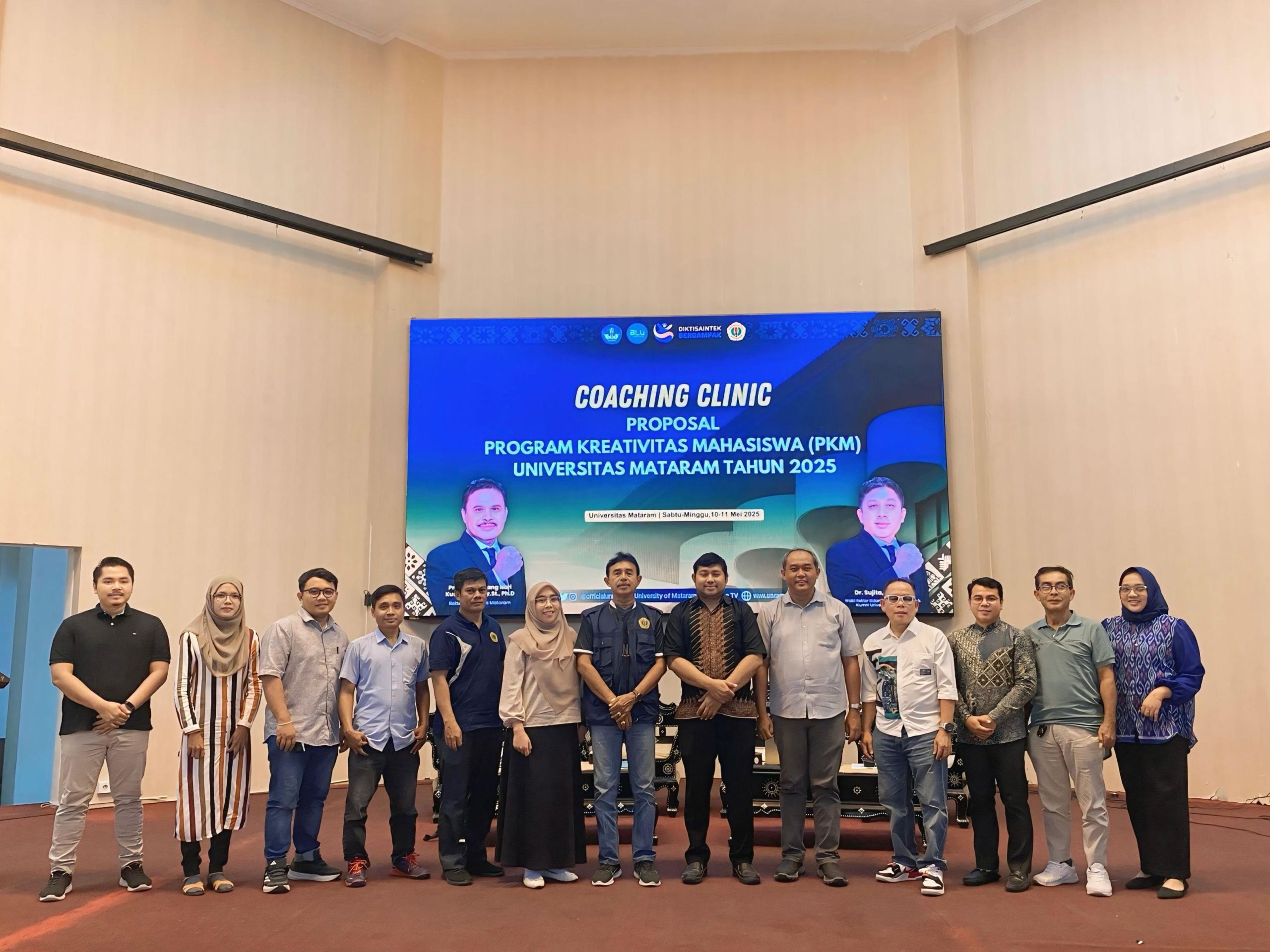 Unram Gelar Coaching Clinic PKM 2025, 163 Proposal Mahasiswa Dibedah Mendalam