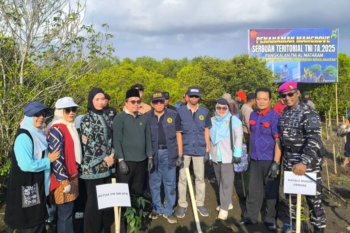 Lanal Mataram, Unram, dan PB NW Teken MoU Pelestarian