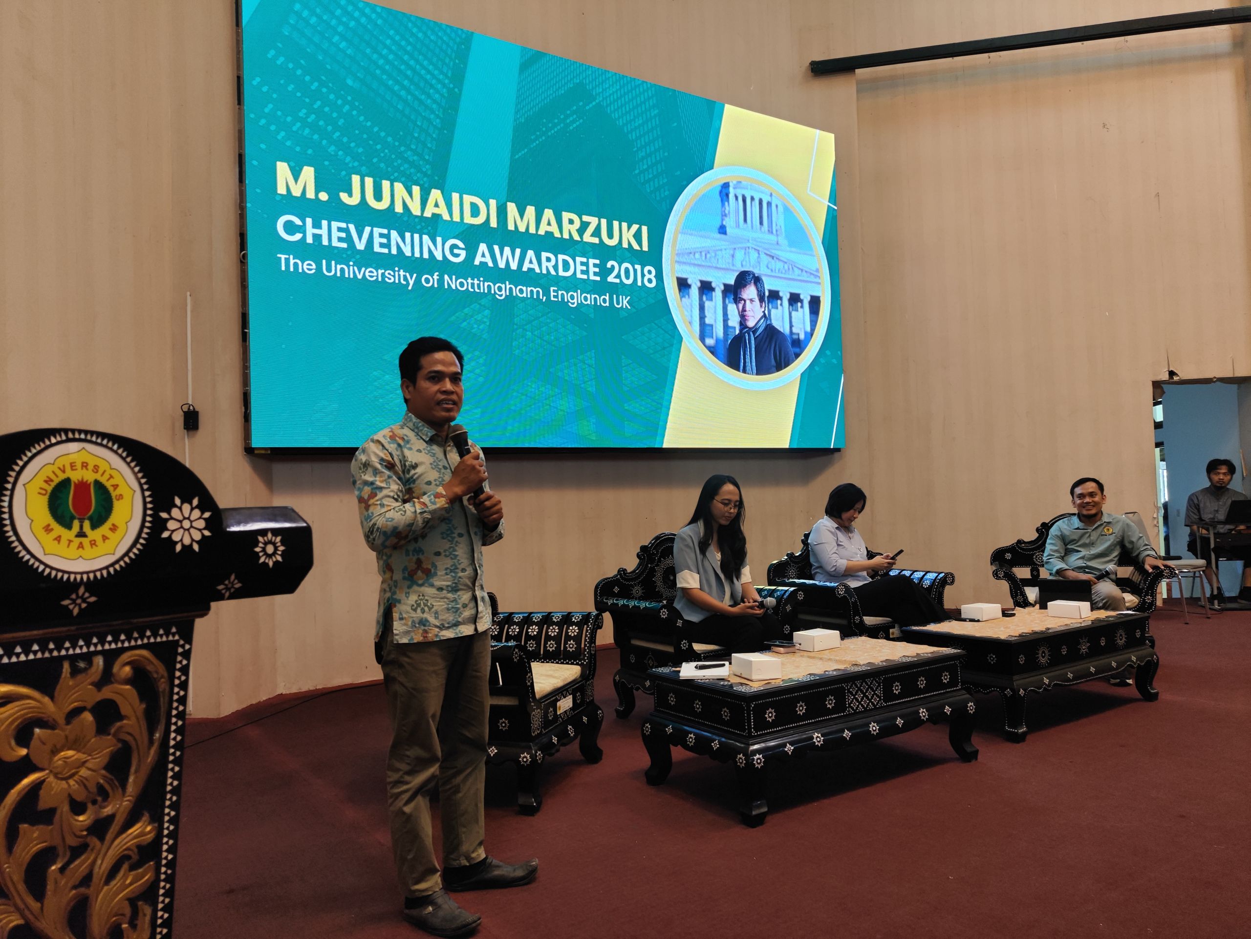 UPA BKPK Unram Gelar Info Session Studi di University of Nottingham dan Beasiswa Chevening