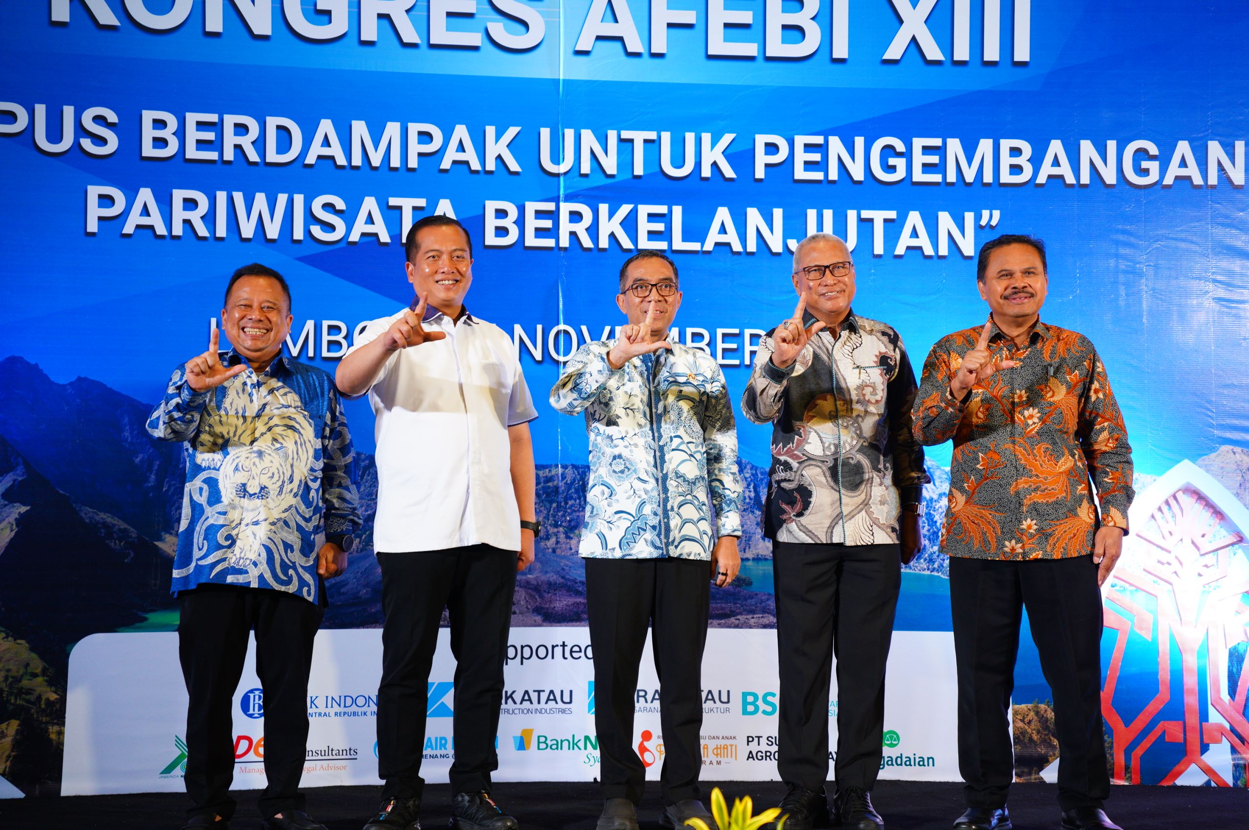 Kongres AFEBI XIII di Lombok Dorong Transformasi Pariwisata yang Berdampak dan Berkelanjutan